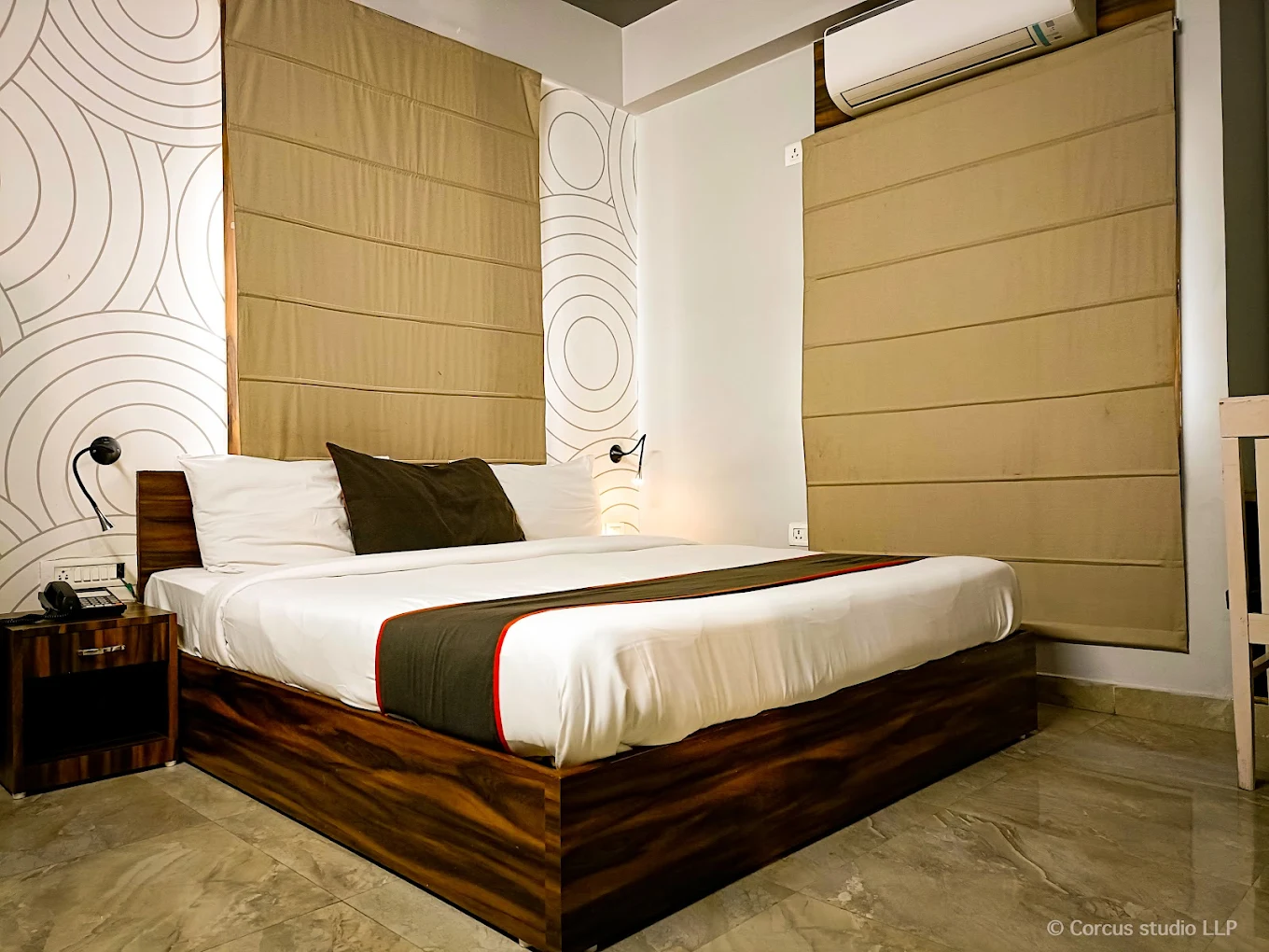Deluxe Room at Bidya Inn Patna - AC Rooms with Modern Amenities