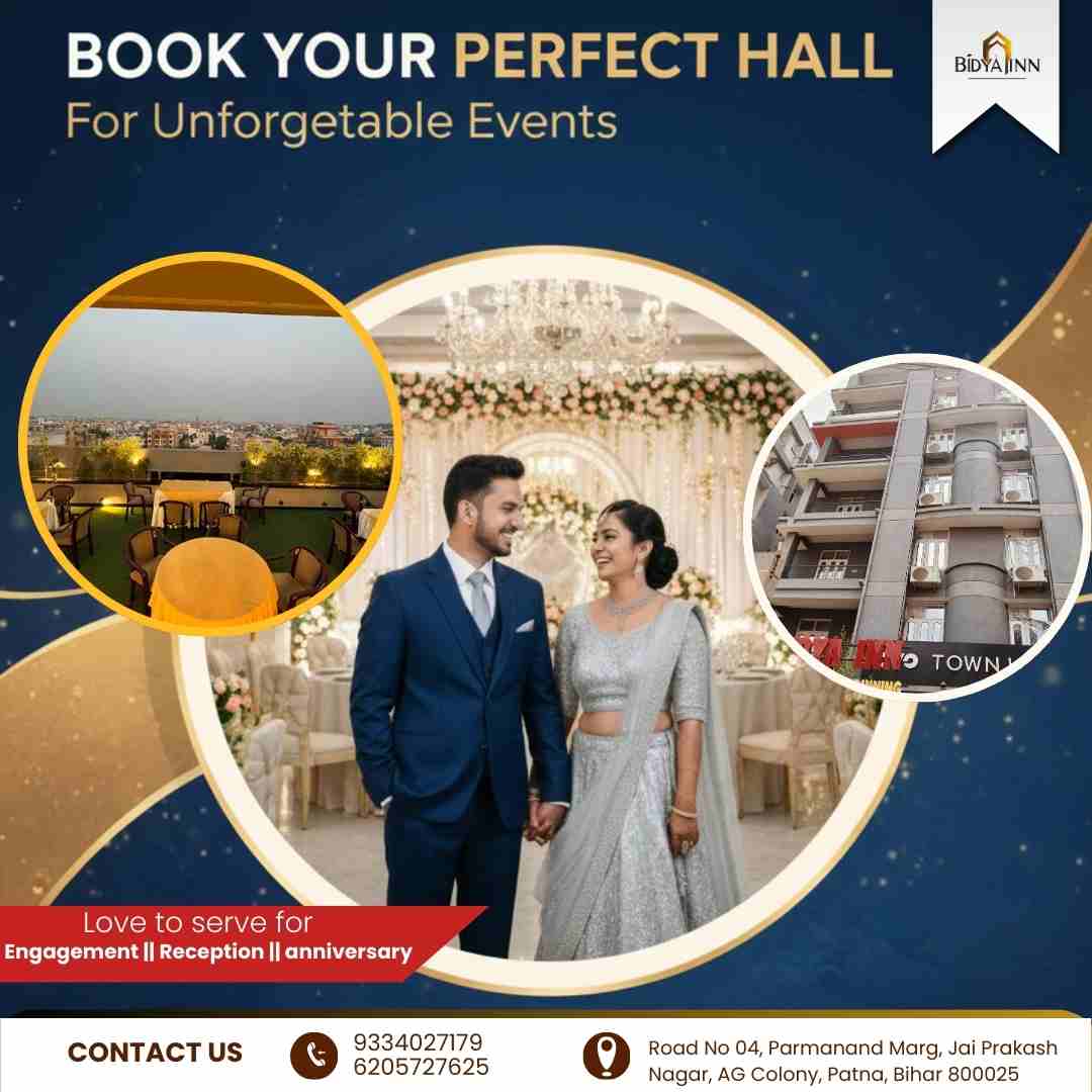 Best Banquet Hall in Patna for Wedding, Reception & Events | Bidya Inn